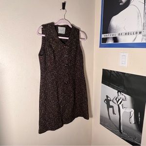 Vintage 90's Brown Dress (Size M)